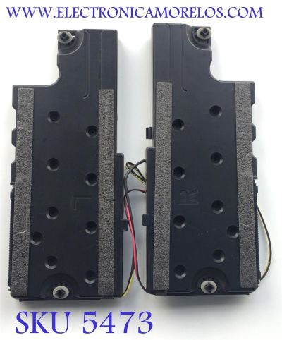 KIT DE BOCINAS PARA TV SAMSUNG (2 PZ) / NUMERO DE PARTE BN96-25565A / 6Ω 10W / E13B18TW05 / MODELO UN40F6300AFXZA TS01	